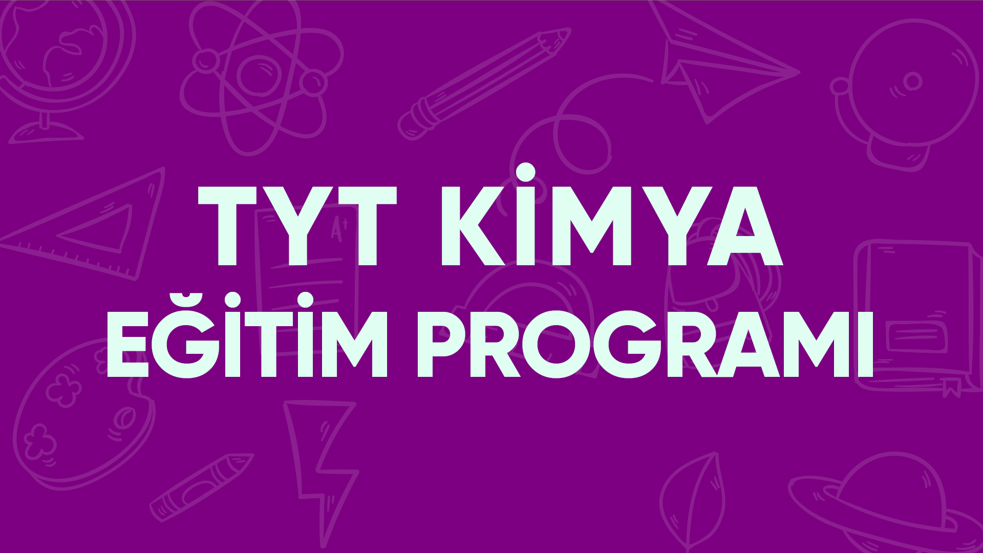 TYT Kimya Eğitim Programı